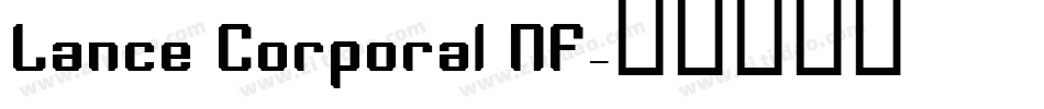 Lance Corporal NF字体转换